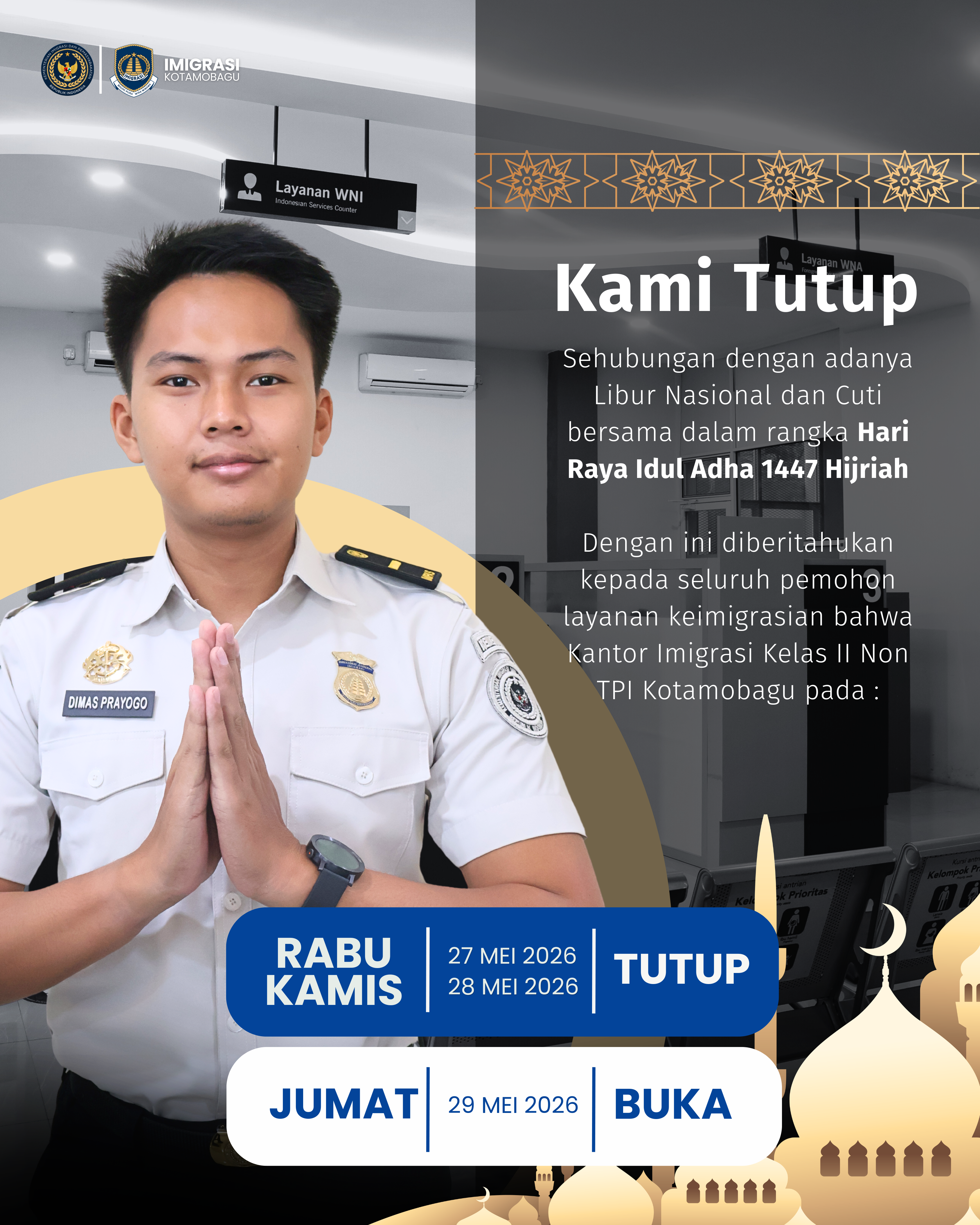 Shared Format Ucapan Tutup hari Libur 1